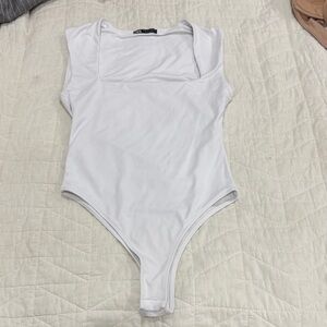 Zara Classic White Bodysuit